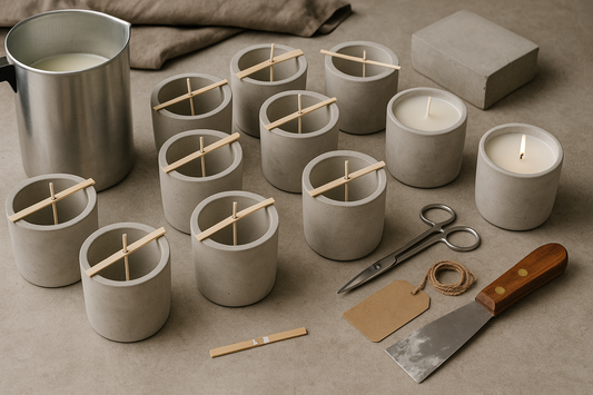 5 Errores Comunes al Trabajar con Vasos de Concreto para Velas (y Cómo Evitarlos)