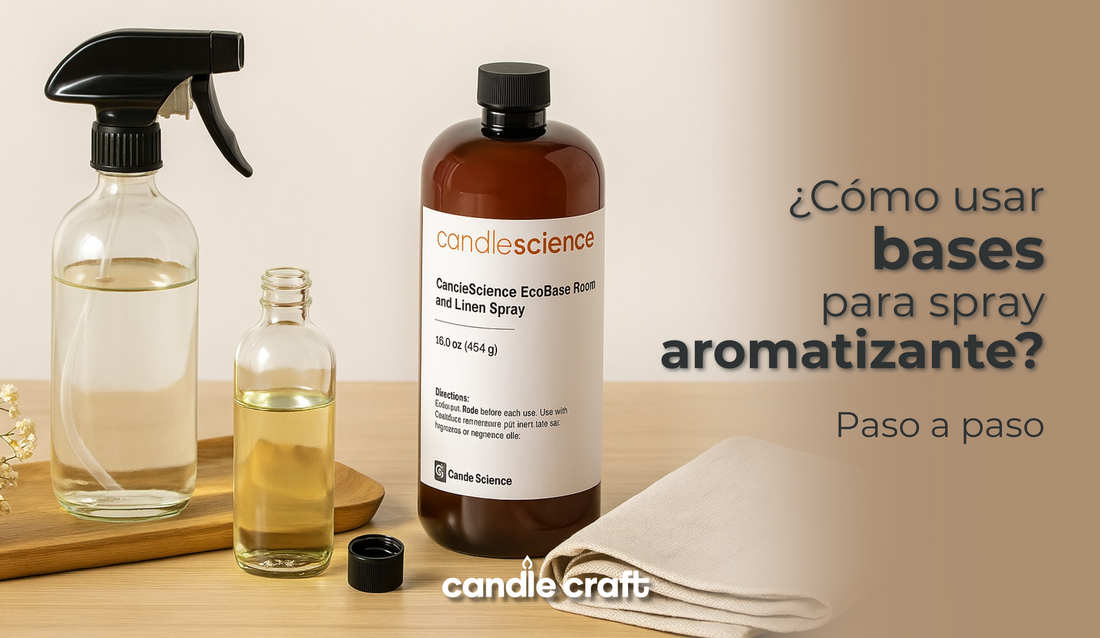 ¿Cómo usar bases para spray aromatizante? Paso a paso