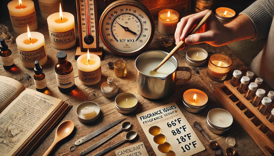 Fragancias en velas de soya: errores comunes y soluciones