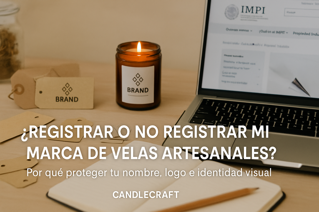 ¿Registrar o no registrar mi marca de velas artesanales?🕯️ La guía definitiva para proteger tu nombre, logo e identidad creativa