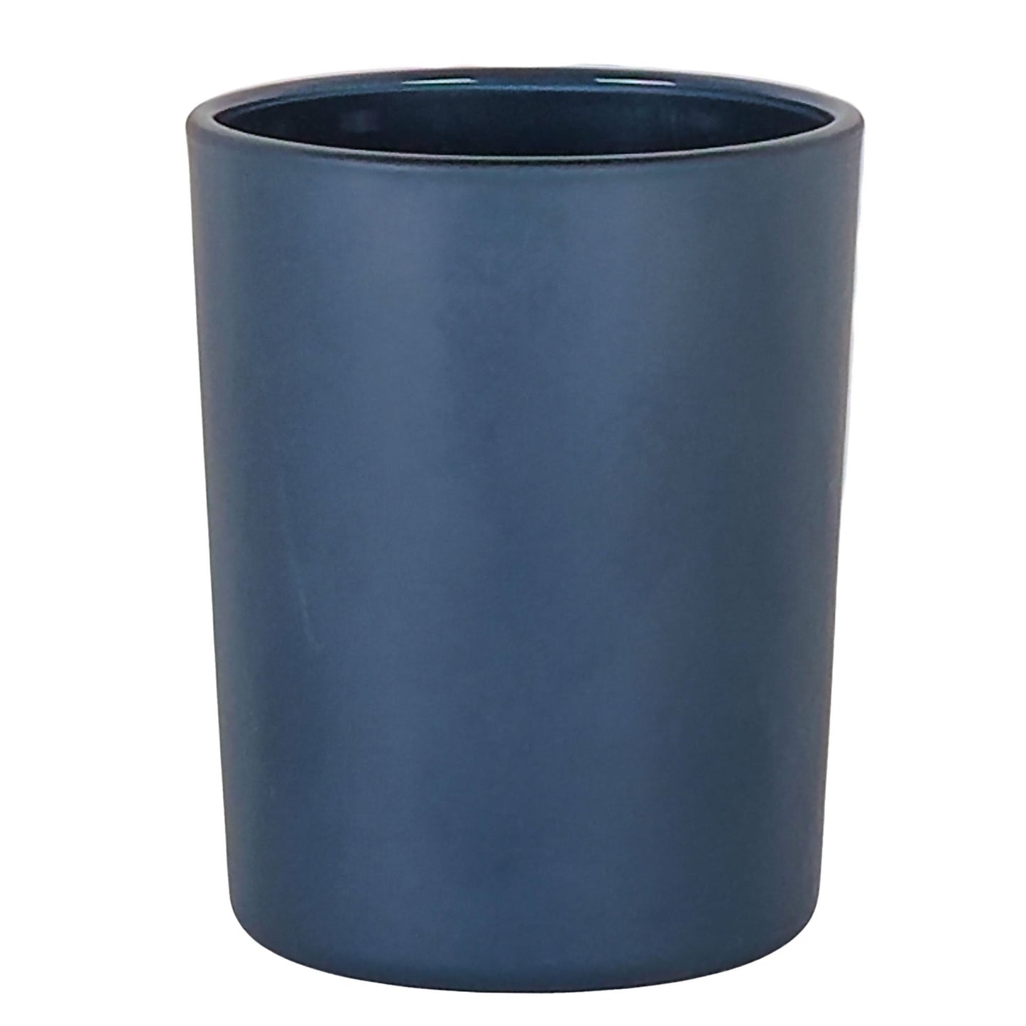 100ml - Mónaco Vaso de vidrio para velas - Gris Carbón Mate - Candle Craft