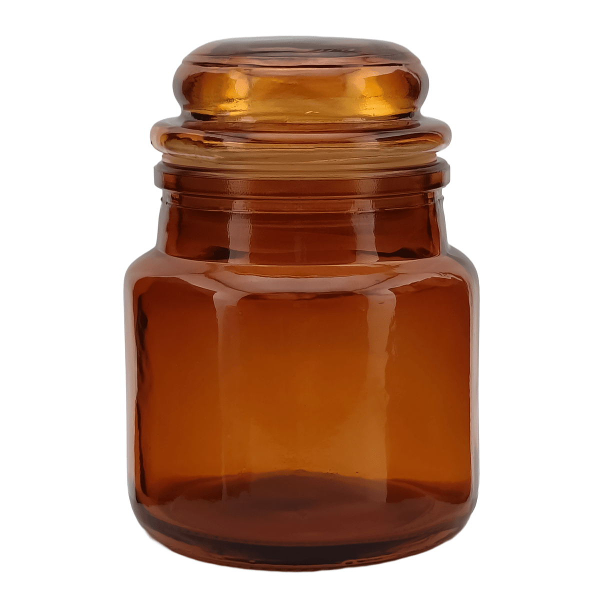 120ml – Siena Vaso Cilíndrico de Vidrio para Velas - Ámbar Transparente - Inspirado en Vasos de Yankee Candle ® – Transparente - Candle Craft