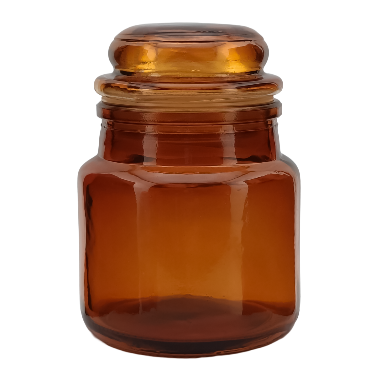 120ml – Siena Vaso Cilíndrico de Vidrio para Velas - Ámbar Transparente - Inspirado en Vasos de Yankee Candle ® – Transparente