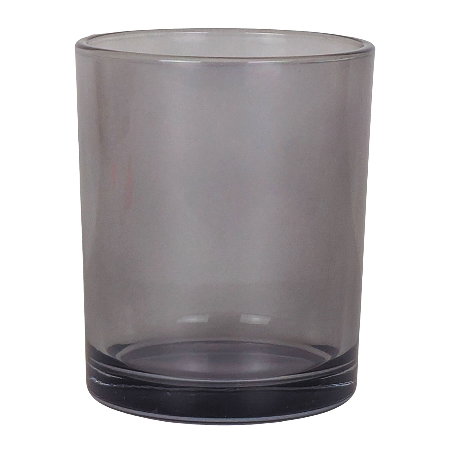 210ml - Mónaco Vaso de vidrio para velas - Gris Transparente