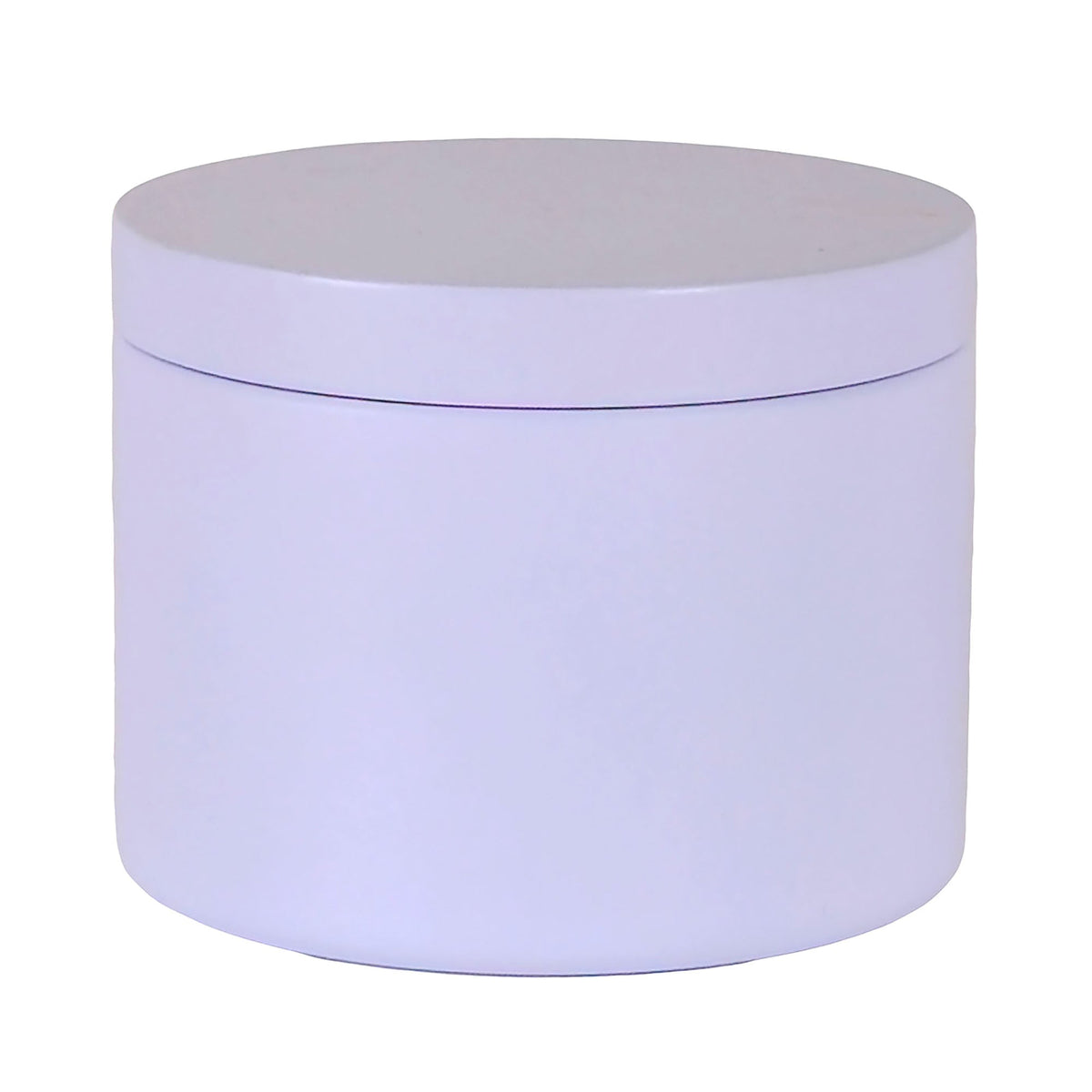 130ml - Tokio Lata de Aluminio Recto para velas - Blanco - Candle Craft