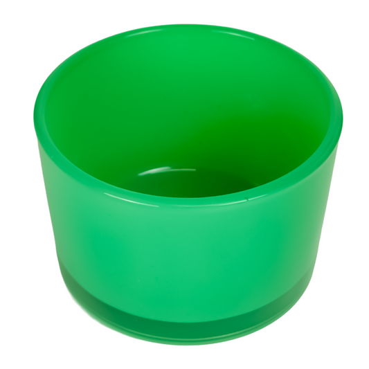 140ml - Mónaco Vaso de vidrio para velas - Verde Brillante