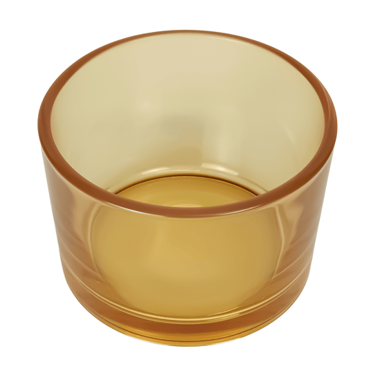 140ml - Mónaco Vaso de vidrio para velas - Champagne / Caramelo Transparente - Candle Craft