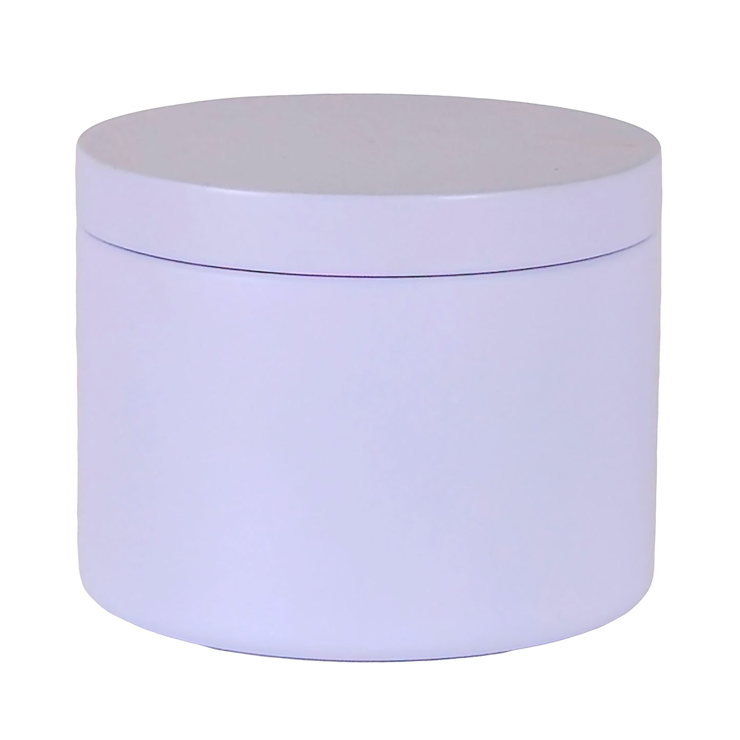 130ml - Tokio Lata de Aluminio Recto para velas - Blanco