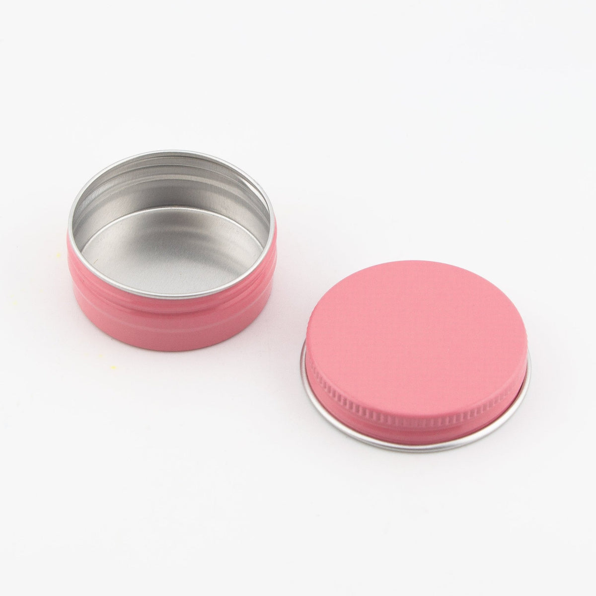 15ml - La Paz Pomadera Lata de Aluminio - Lata de Aluminio - Rosa Pastel - Candle Craft