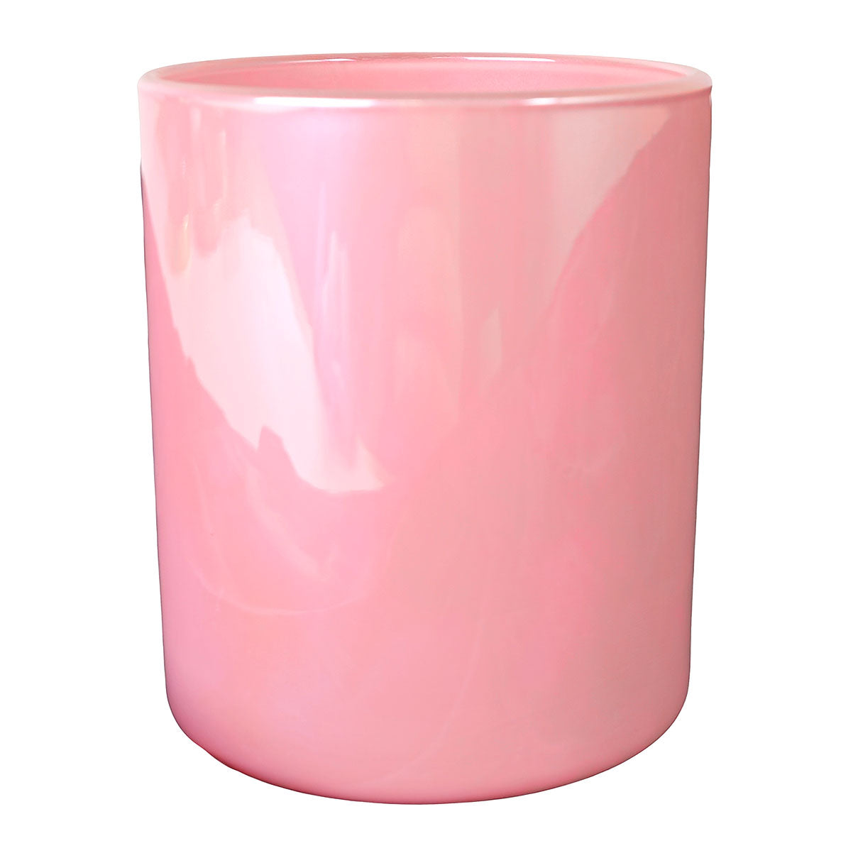 210ml - Mónaco Vaso de vidrio para velas - Rosa Tornasol
