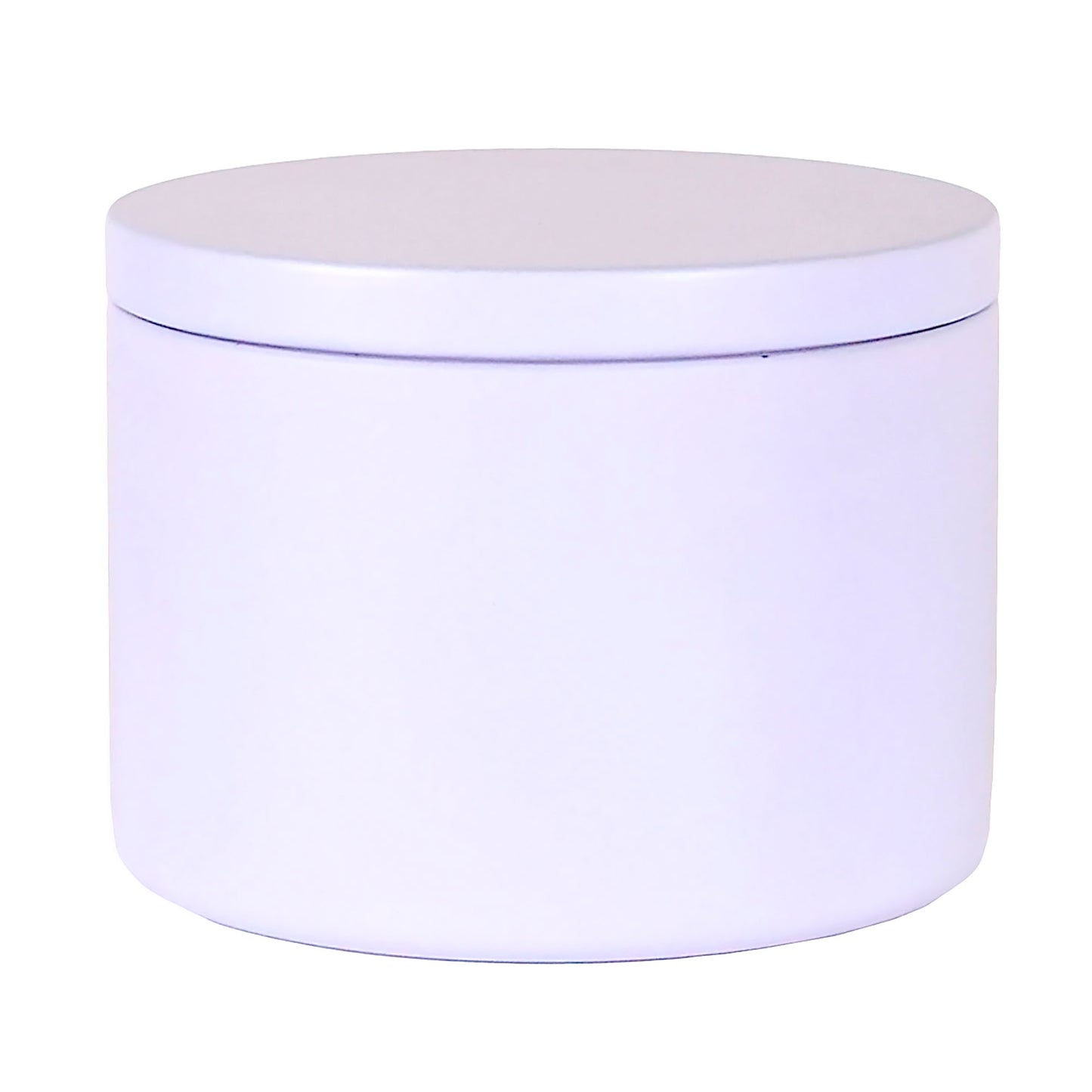 260ml - Tokio Lata de Aluminio Recto para velas - Blanco Mate