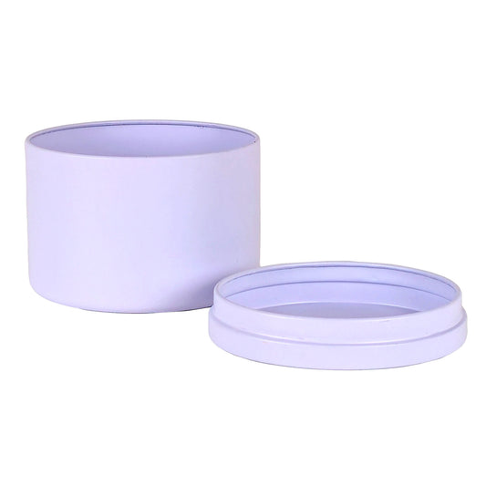 260ml - Tokio Lata de Aluminio Recto para velas - Blanco Mate