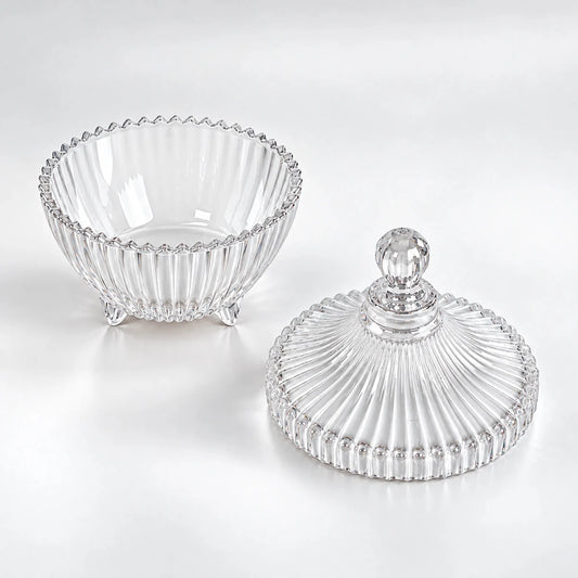 170ml - Cannes Vaso de lujo de vidrio para velas - Frasco Transparente - Candle Craft