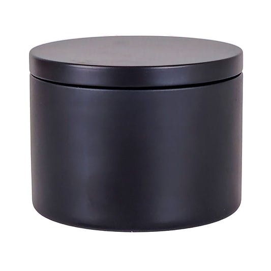 260ml - Tokio Lata de Aluminio Recto para velas - Negro Mate