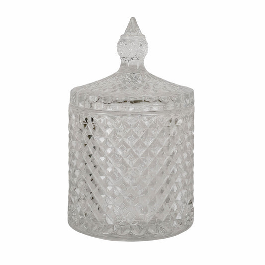 600ml - París Vaso de lujo de vidrio para velas - Transparente