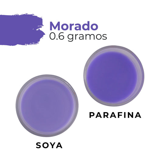Colorante Sólido para Velas - Tinte en Escamas de Alta Concentración – Color: Azul Índigo (Tono Morado)