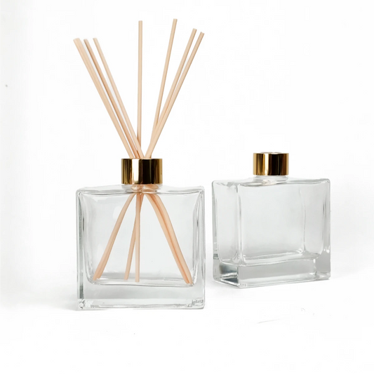 200ml Ravena - Frasco para Difusor de Vidrio - Botella Difusor de Varillas - Cristal Transparente - Candle Craft