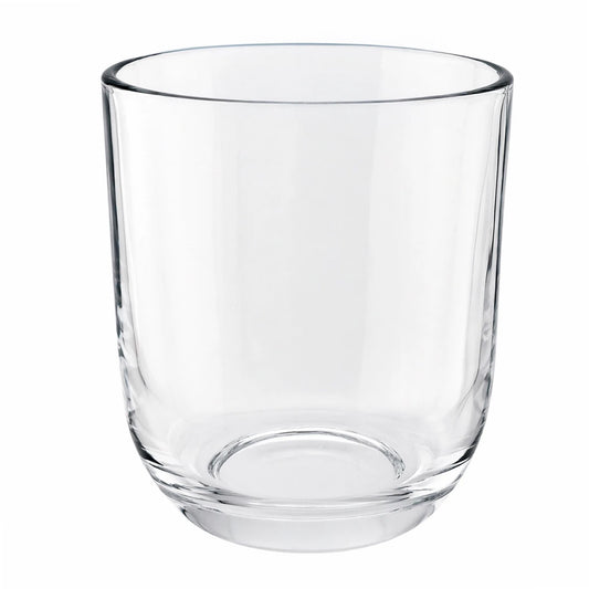 200ml - Valencia Vaso de Vidrio para Velas con Base Redondo - Frasco Cristal Transparente - Candle Craft