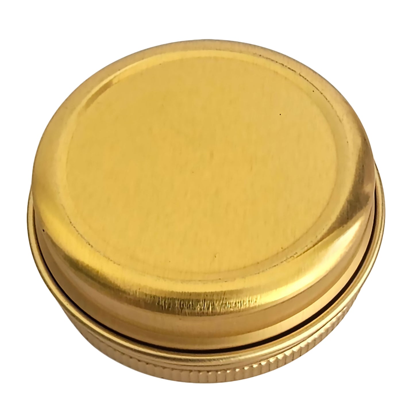 15ml - La Paz Pomadera de Aluminio - Lata de Aluminio - Dorado