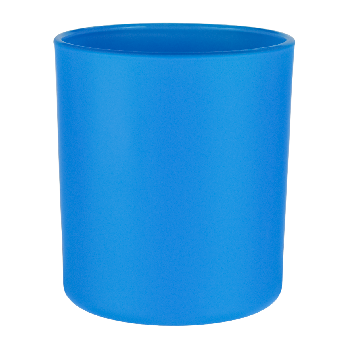 210ml - Mónaco Vaso de vidrio para velas - Azul Cielo Mate