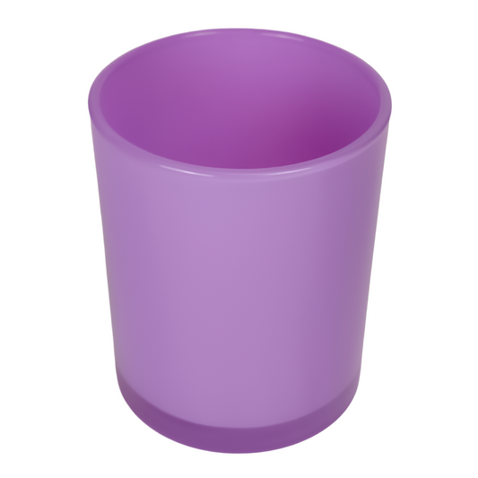 210ml - Mónaco Vaso de vidrio para velas - Morado Brillante