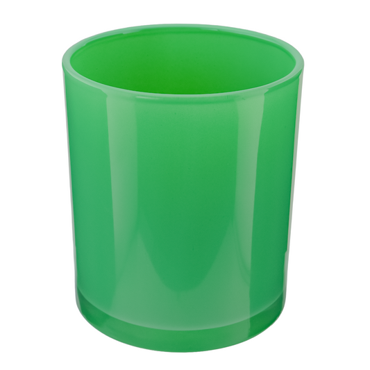 210ml - Mónaco Vaso de vidrio para velas - Verde Brillante