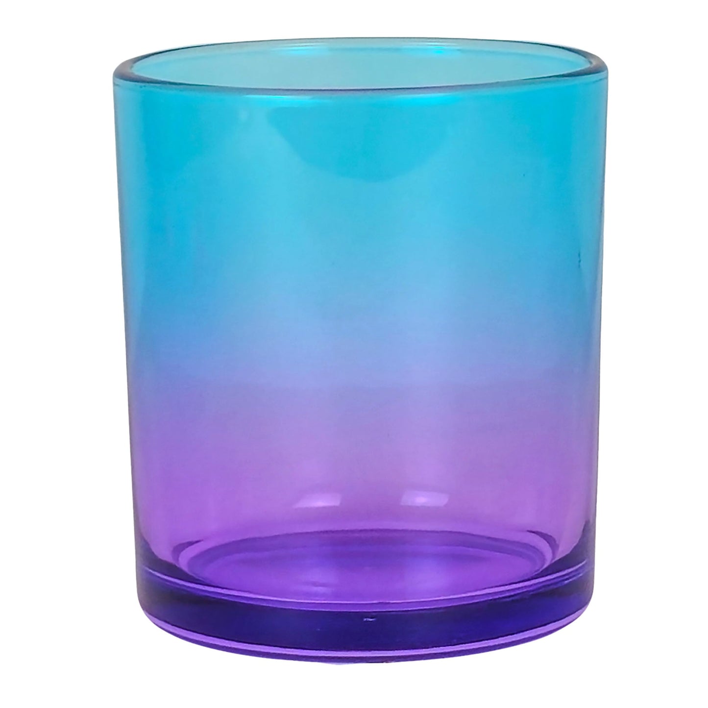 210ml - Mónaco Vaso de vidrio para velas - 2 colores: Azul y Morado - Candle Craft