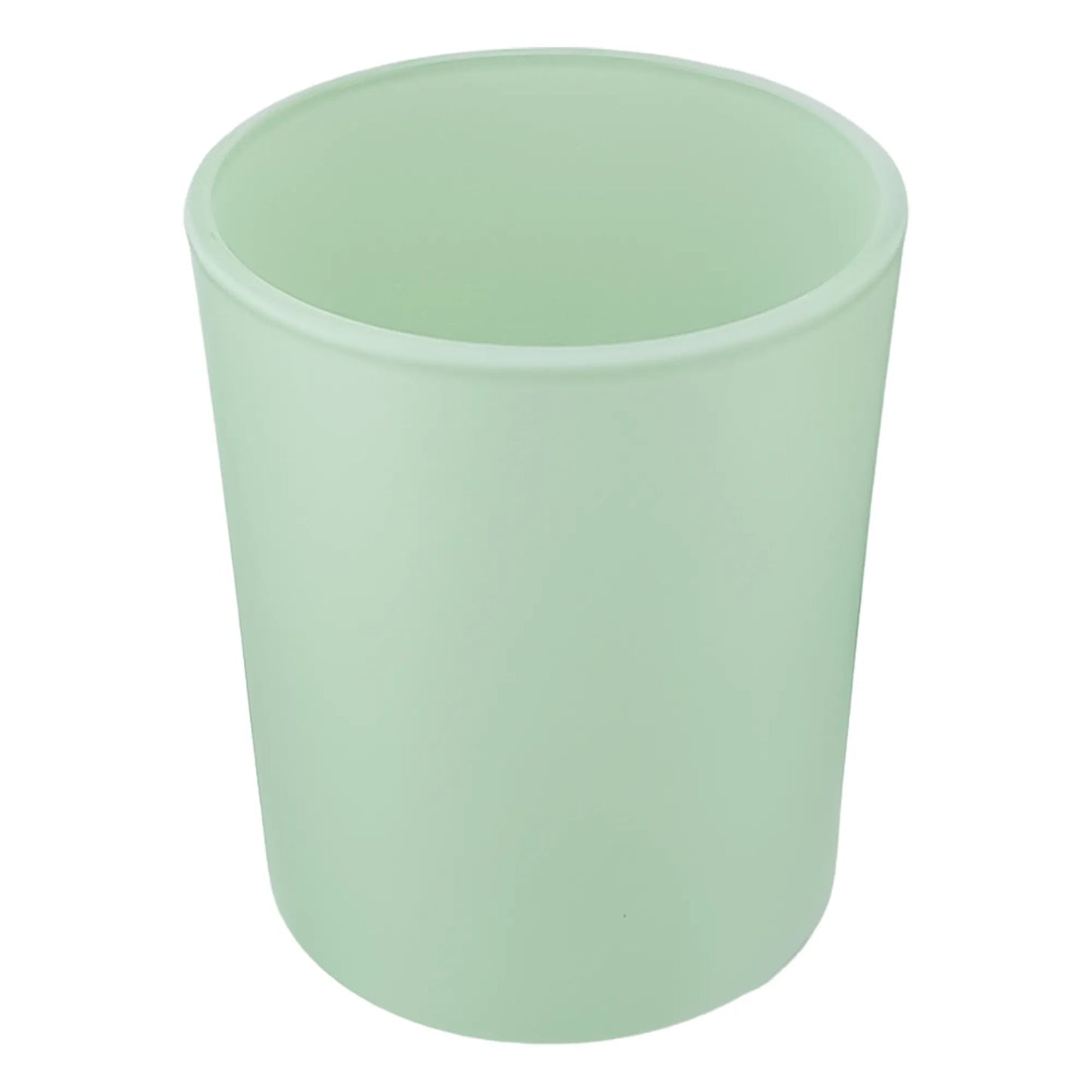 210ml - Mónaco Vaso de vidrio para velas - Frasco Verde Menta - Mate - Candle Craft