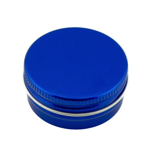 15ml - La Paz Pomadera Lata de Aluminio - Lata de Aluminio - Azul Marino