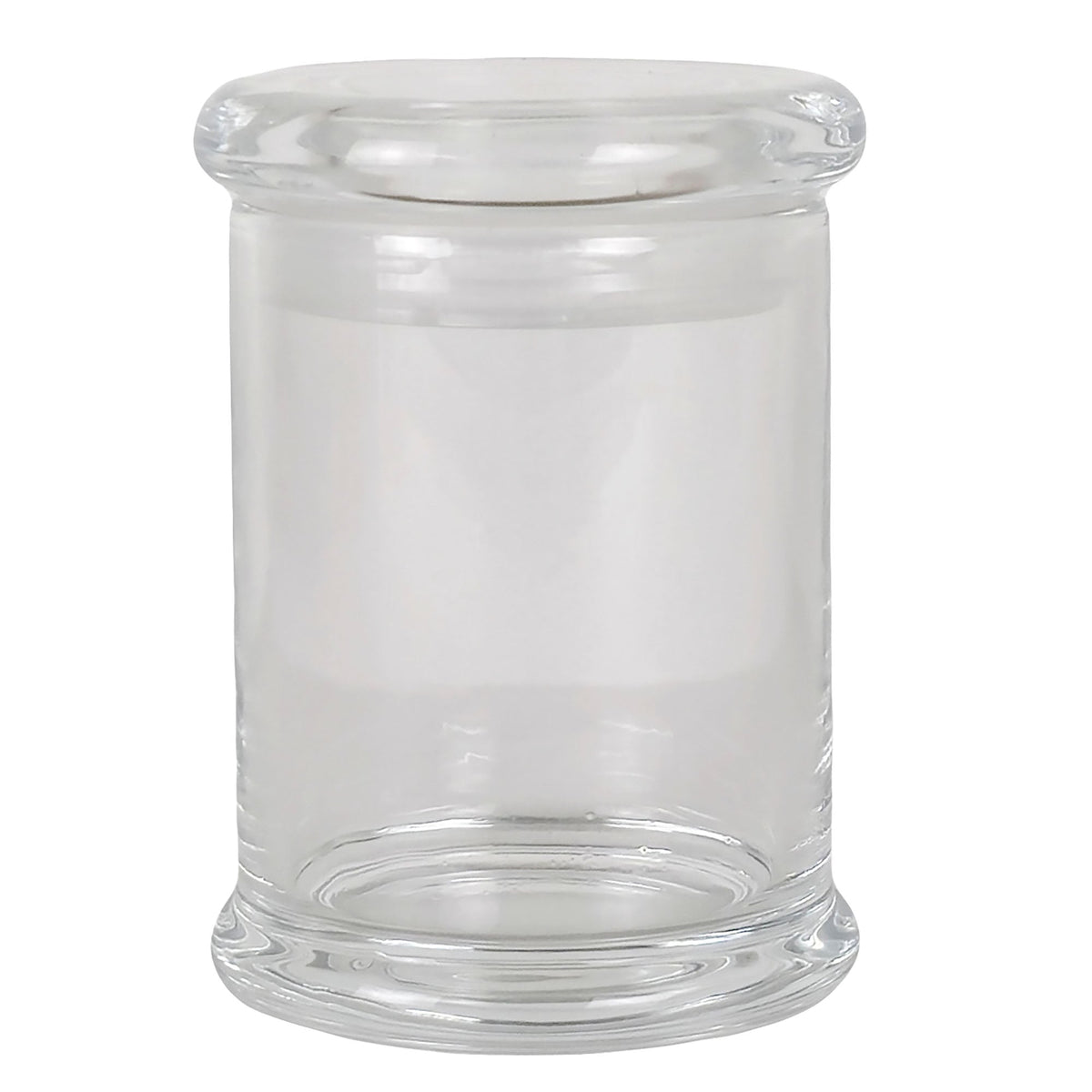 230ml - Atenas Vaso cilíndrico de vidrio para velas columna - Transparente - Candle Craft