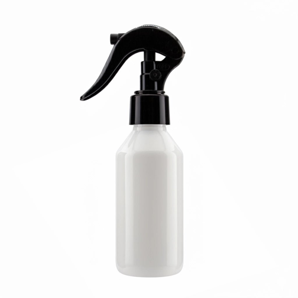 240ml - Botella para Room Spray - Recipiente para Spray Aromatizante para Casa – Disparo Brisa - Blanco / Negro - Candle Craft