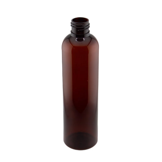 250ml Botella de Plástico PET - Rosca R-24 - Ámbar Transparente - Candle Craft