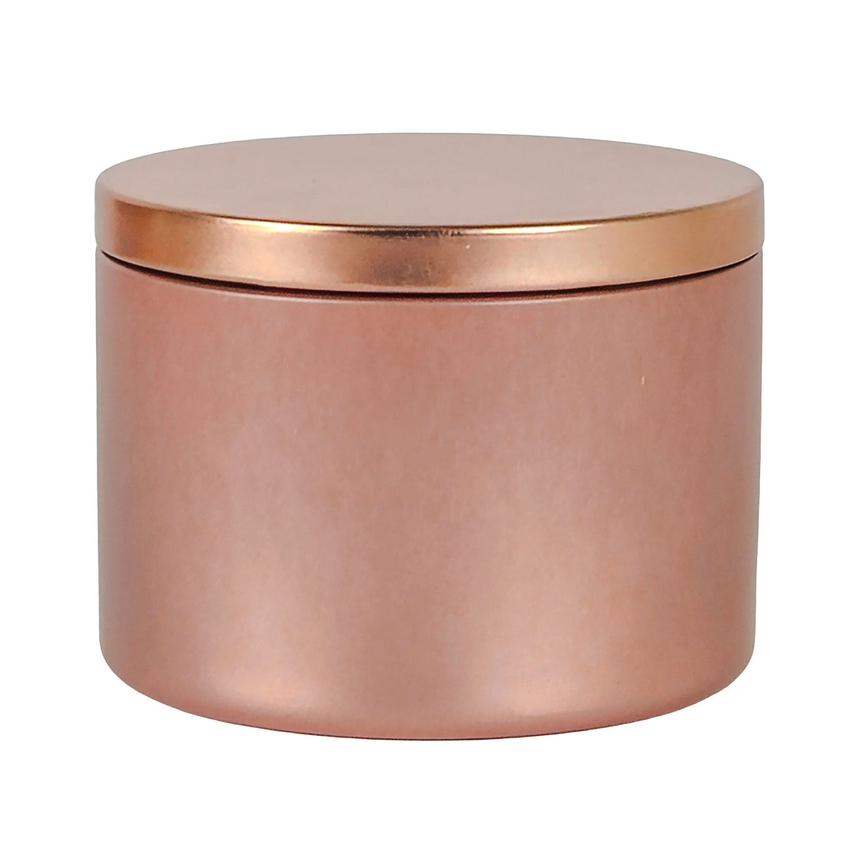 260ml - Tokio Lata de Aluminio Recto para velas - Oro Rosado - Candle Craft