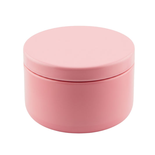 65ml - Tokio Lata de Aluminio Redondo para Velas - Rosa Pastel Brillante