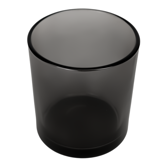300ml - Mónaco Vaso de vidrio para velas - Gris Transparente