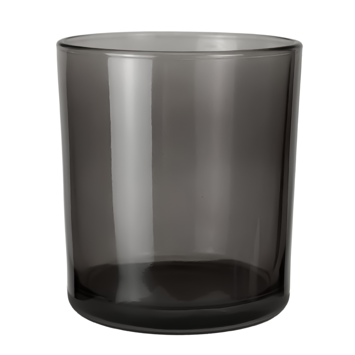 300ml - Mónaco Vaso de vidrio para velas - Gris Transparente