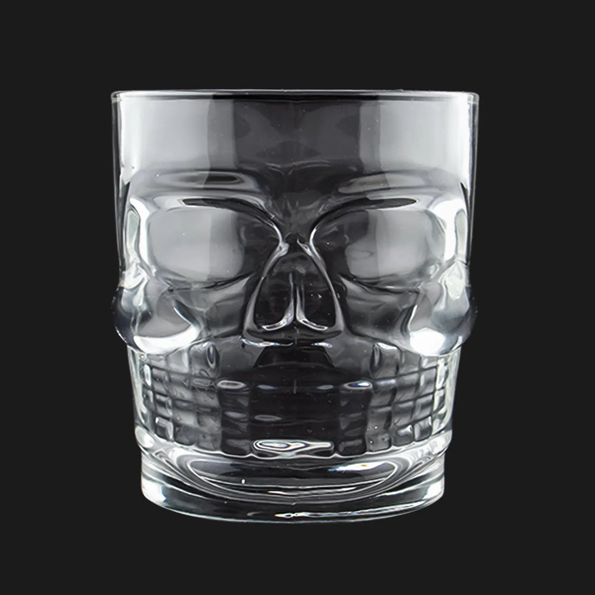 300ml - Mónaco Vaso Calavera de vidrio para velas - Transparente - Candle Craft