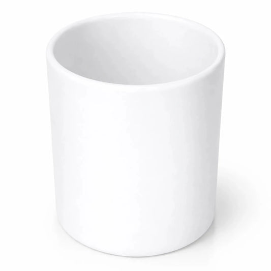 300ml - Mónaco Vaso de vidrio para velas - Blanco Mate - Candle Craft