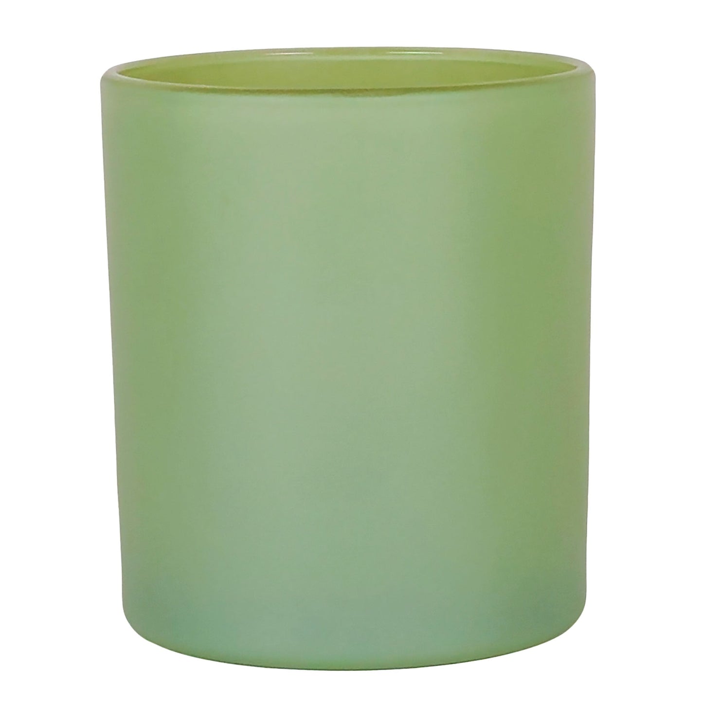 300ml - Mónaco Vaso de vidrio para velas - Verde Menta Mate - Candle Craft