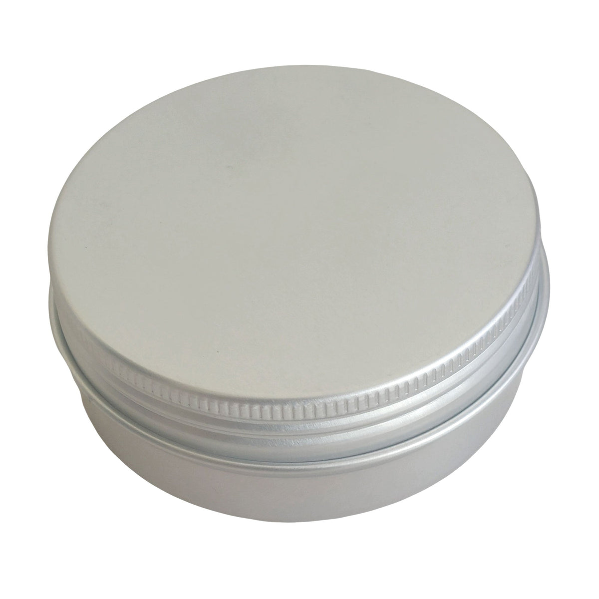 30ml - La Paz Pomadera de Aluminio - Lata de Aluminio - Plata - Candle Craft