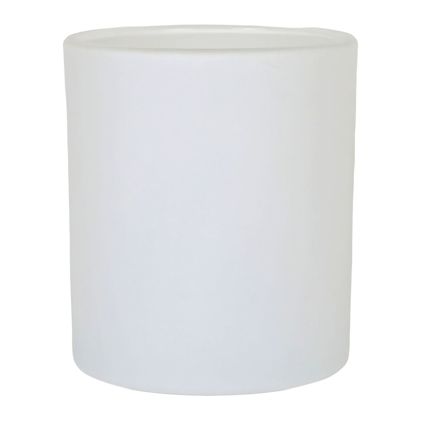 300ml - Mónaco Vaso de vidrio para velas - Blanco Mate