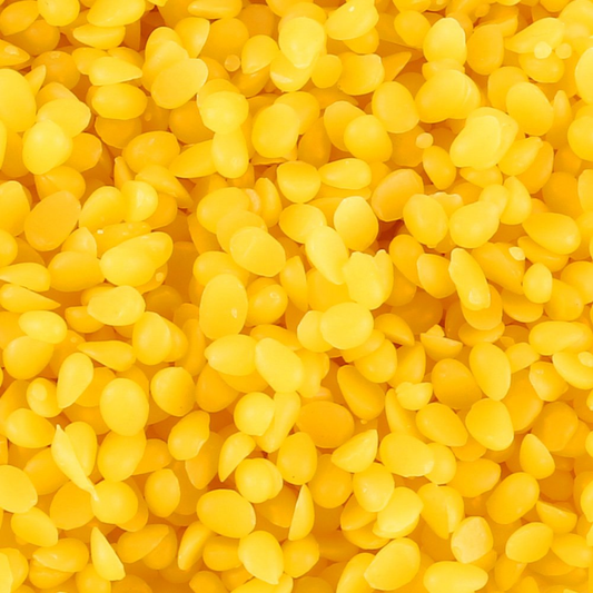 Cera de Abeja Granulada en Pellets / Perlas para Velas Artesanales - Alto Punto de Fusión (APF)