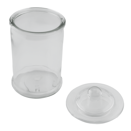 400ml - Oxford Vaso de vidrio para velas estilo columna cilíndrico - Transparente - Candle Craft