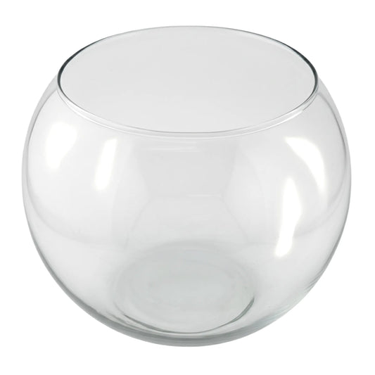 400ml Vaso par Vela Portavela Pecera - Vaso de vidrio para velas redonda - Cristal Transparente - Candle Craft