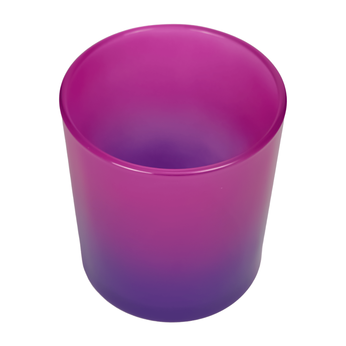450ml - Mónaco Vaso de Vidrio para Velas - 2 colores: Rosa - Pink y Morado Transparente - Candle Craft