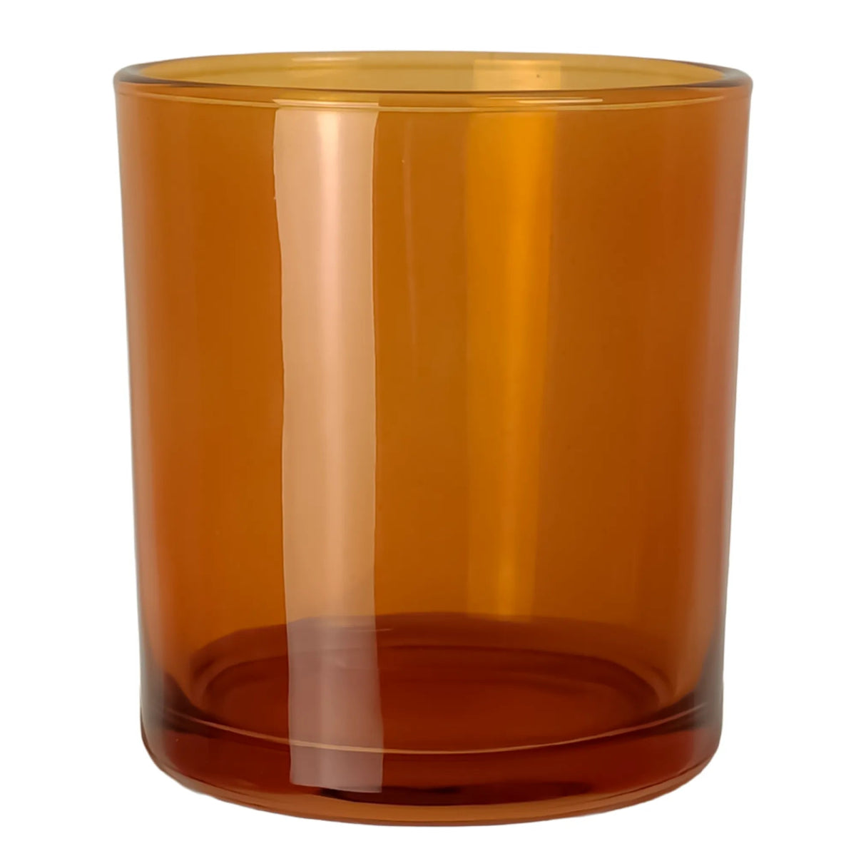 450ml - Mónaco Vaso de Vidrio para Velas - Frasco Ámbar Transparente - Candle Craft
