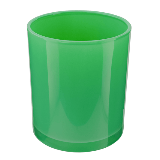 450ml - Mónaco Vaso de vidrio para velas - Verde Brillante - Candle Craft