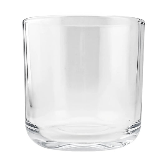 520ml - Valencia Vaso de Vidrio para Velas con Base Redondo - Cristal Transparente - Candle Craft