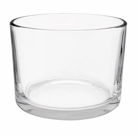 540ml - Mónaco Vaso de vidrio para velas - Frasco Cristal Transparente - Candle Craft