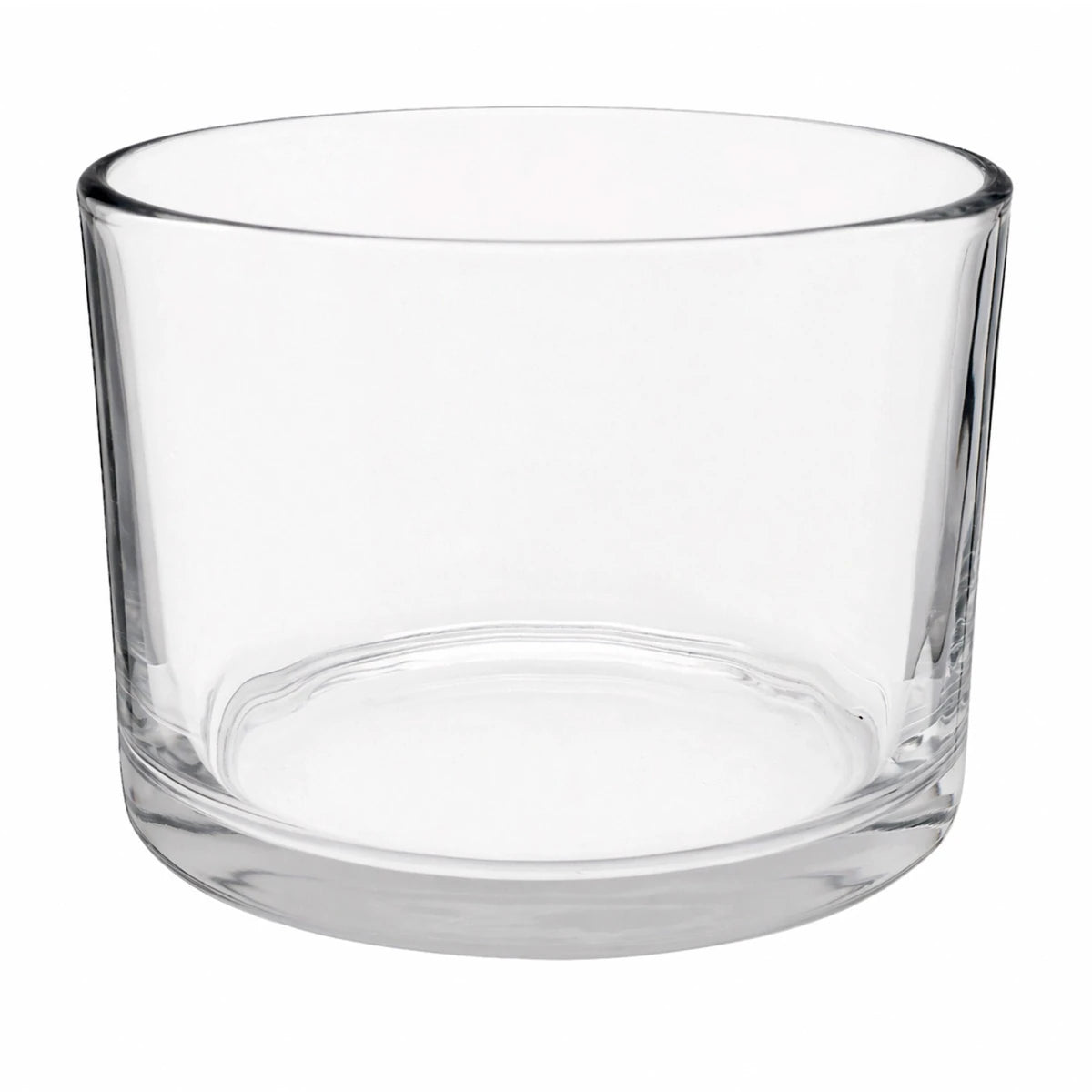 540ml - Mónaco Vaso de vidrio para velas - Frasco Cristal Transparente - Candle Craft